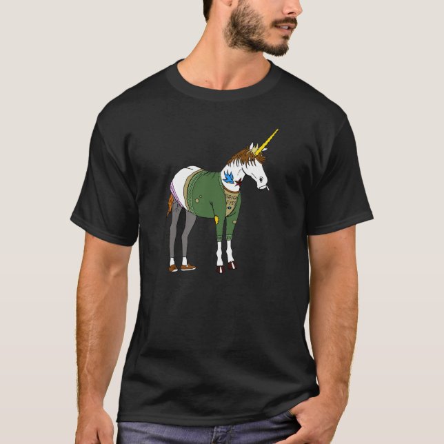 Camiseta del unicornio de Emo (Anverso)