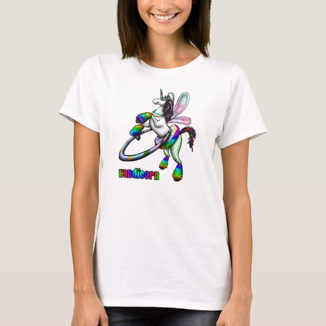Camiseta del unicornio de KandiCorn EDM (Anverso)