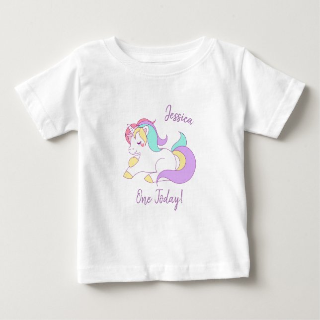 Camiseta del unicornio uno hoy (Anverso)