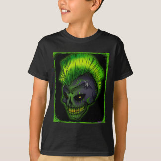 camiseta del uno-punk-rockin-cráneo