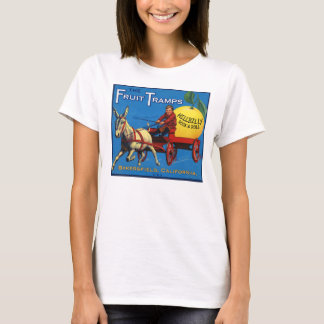 Camiseta del vagabundo de la fruta de las señoras