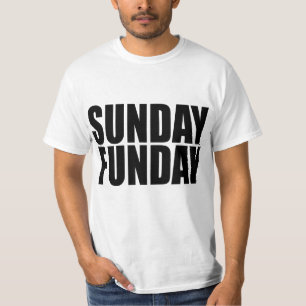 Camiseta del valor de domingo Funday