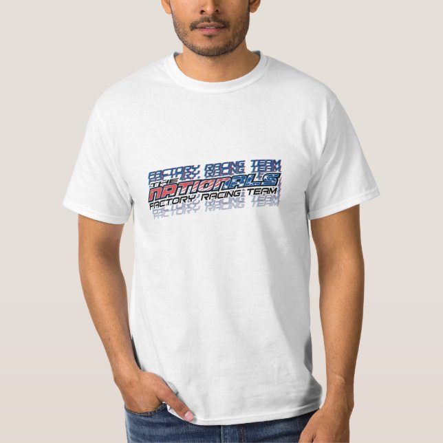 camiseta del valor de la fábrica de los nacionales (Anverso)