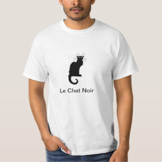 Camiseta del valor de Le Chat Noir - talla l