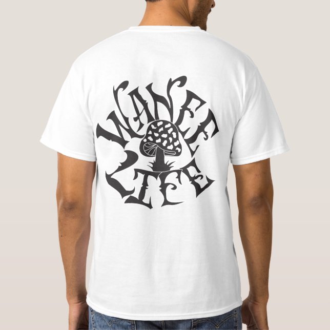 Camiseta del valor de los hombres de la vida de (Reverso)