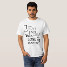 Camiseta del valor de los hombres sanos de la cita