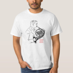 Camiseta del valor del hombre de la trompa de VMS