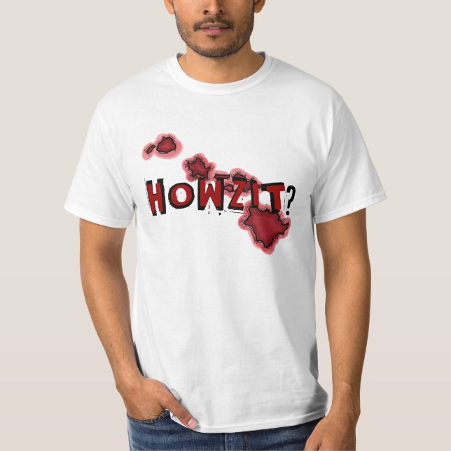 Camiseta del valor del humor de la cadena de la (Anverso)
