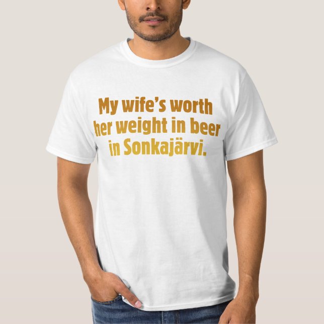 Camiseta del valor del marido cervecero (Anverso)