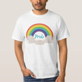 Camiseta del valor del orgullo del arco iris