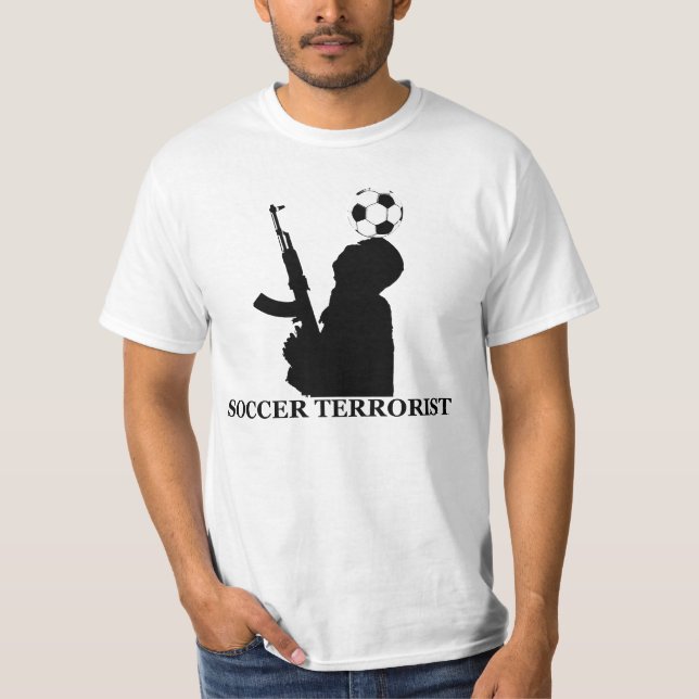 Camiseta del valor del terrorista del fútbol (Anverso)