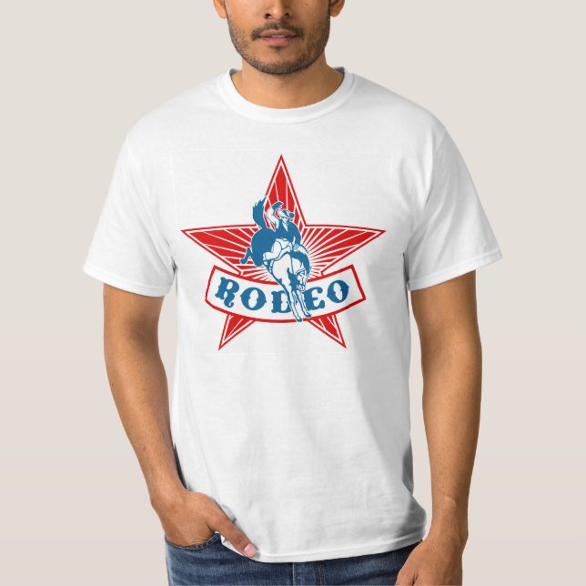 Camiseta del valor del vaquero de la estrella del (Anverso)