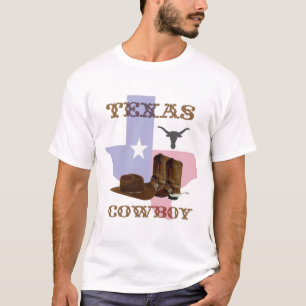 Camiseta del vaquero de Tejas