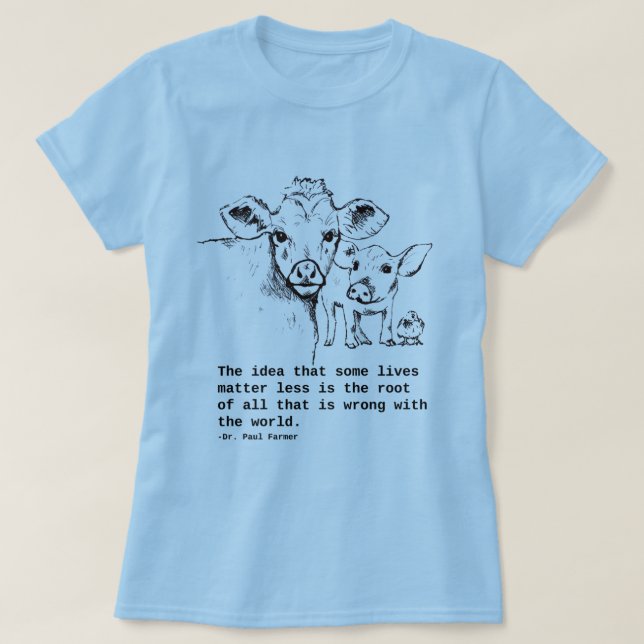 Camiseta del vegano (Diseño del anverso)