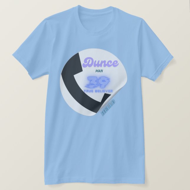 Camiseta del verdadero creyente (Anverso del diseño)