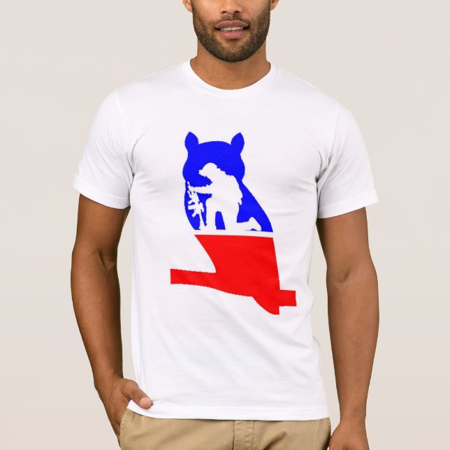 camiseta del veterano (Anverso)