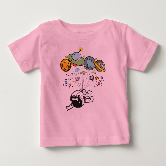 Camiseta del viaje espacial del astronauta - (Anverso)
