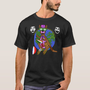 Camiseta del viajero de mundo de Shonda Toon