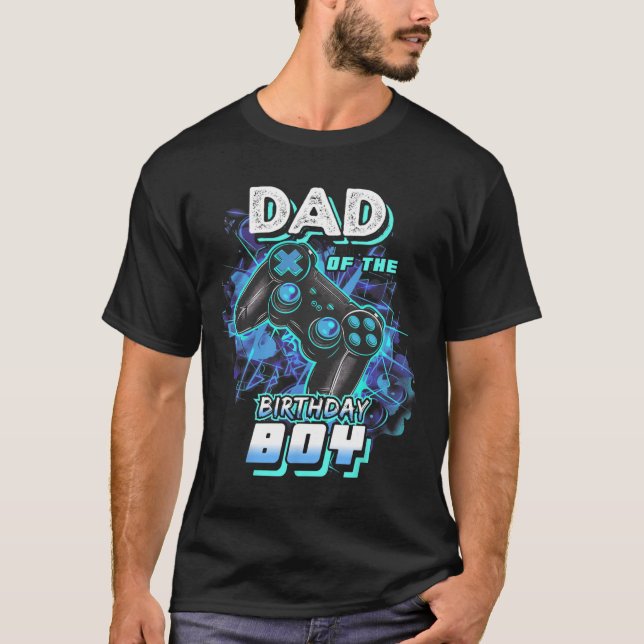 Camiseta Del Videojuego de Cumpleaños del Niño Videojuego C (Anverso)