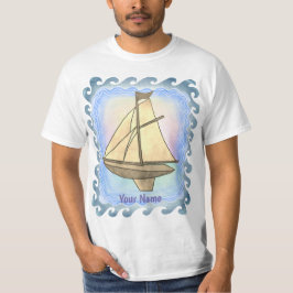 Camiseta del viejo barco de vela