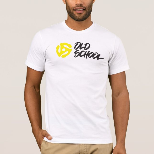 Camiseta del vinilo de la pintada de la escuela (Anverso)