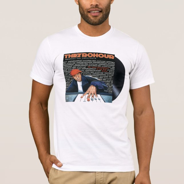 Camiseta del vinilo de THEZROHOUR (Anverso)