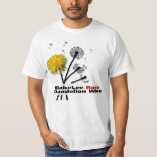 Camiseta del vino del diente de león