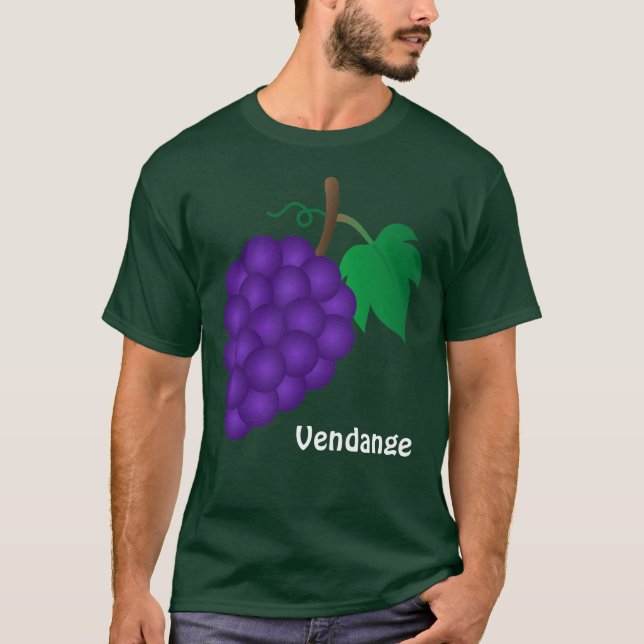 Camiseta del vino - Vendange (Anverso)