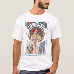 Camiseta del vintage: Anuncio del perfume de Mucha