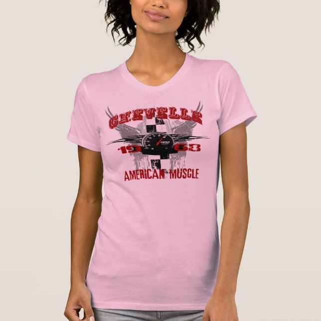 Camiseta del vintage de 68 Chevelle (Anverso)