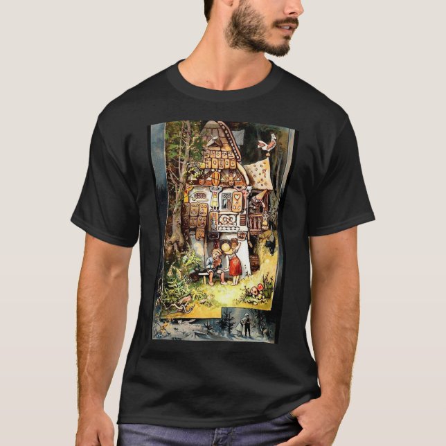 Camiseta del vintage de Hansel y de Gretel (Anverso)