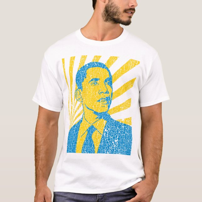 Camiseta del vintage de Obama (Anverso)