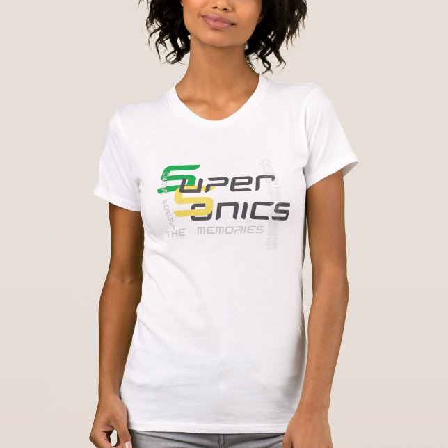 Camiseta del vintage de SuperSonics (Anverso)