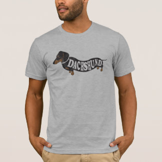 Camiseta del vintage del Dachshund