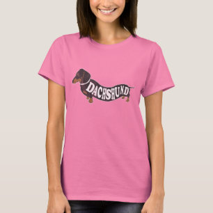 Camiseta del vintage del Dachshund