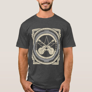 camiseta del vintage del heavy