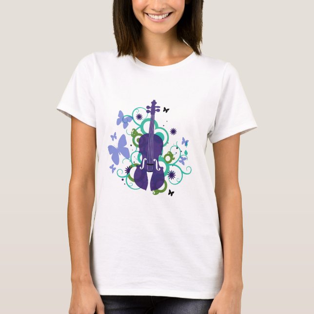 Camiseta del violín del cielo (Anverso)