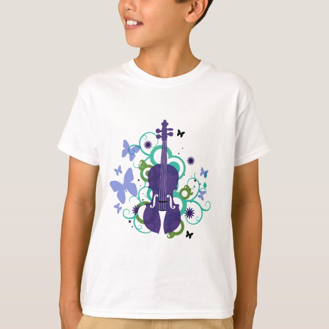 Camiseta del violín del cielo (Anverso)