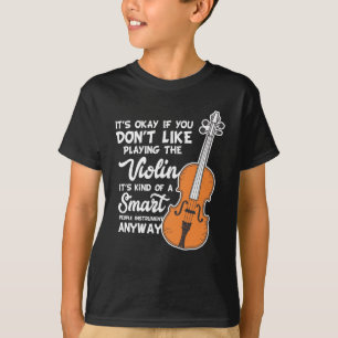 Camiseta del violín - juego elegante divertido del