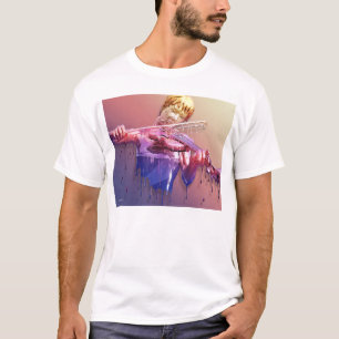 Camiseta del violín que llora