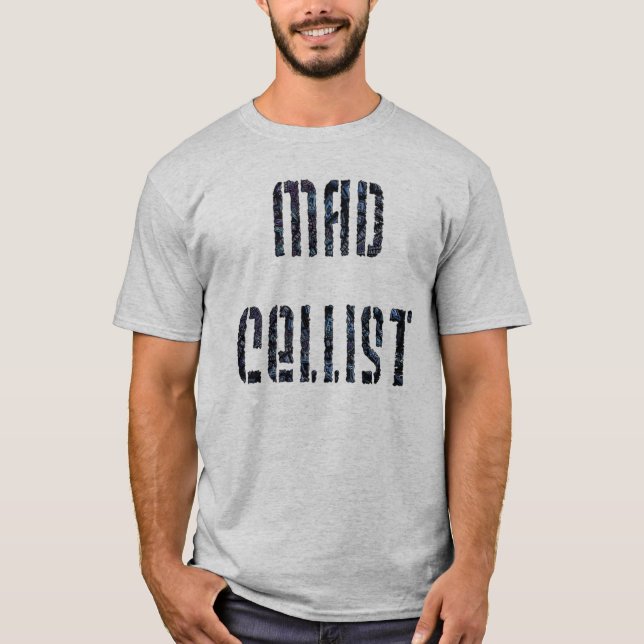 Camiseta del "violoncelista enojado" (Anverso)