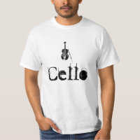 Camiseta del violoncelo