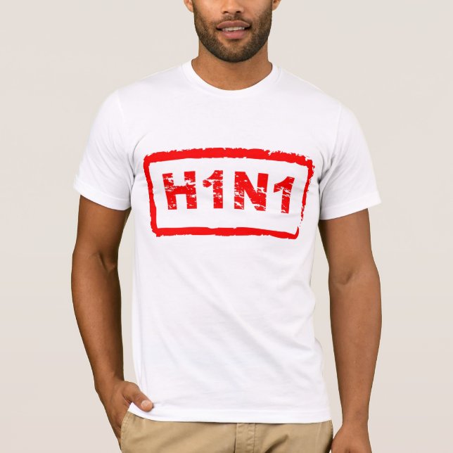 Camiseta del virus de la gripe de los cerdos H1N1 (Anverso)