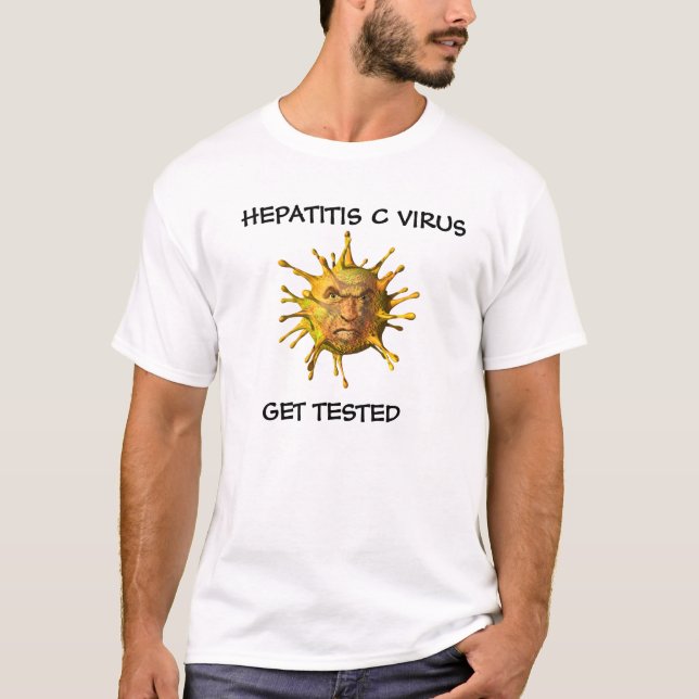 Camiseta del virus de la hepatitis C (Anverso)