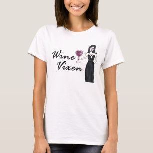 Camiseta del Vixen del vino (el ningún decir)
