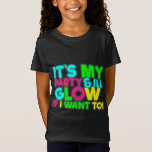 Camiseta del volante de la fiesta de cumpleaños