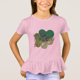 Camiseta del volante de los chicas