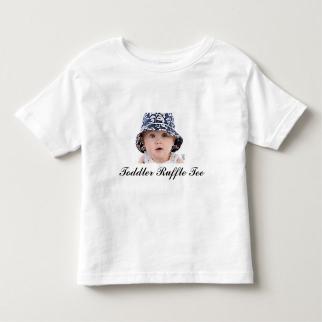 Camiseta del volante del niño (Anverso)