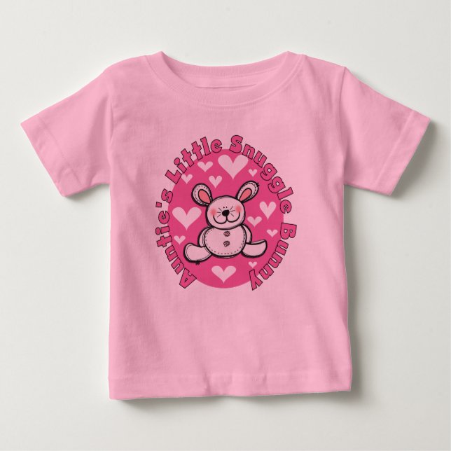 Camiseta del volante Little Snuggle Bunny Toddler (Anverso)