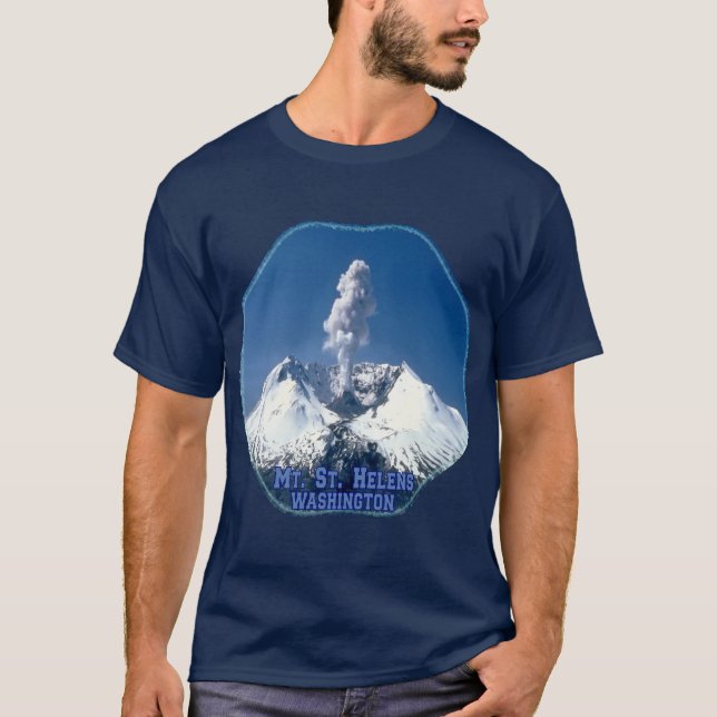 Camiseta del volcán del St. Helen del Mt (Anverso)